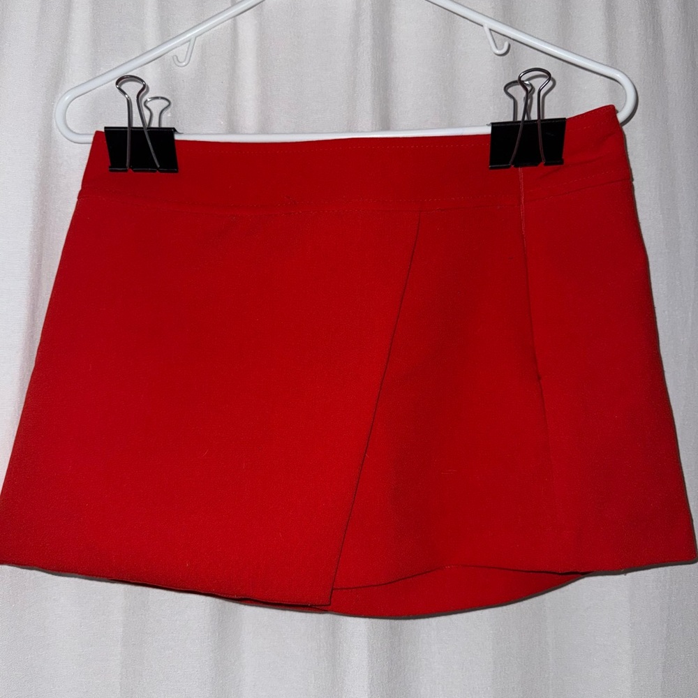 Zara Vibrant Red Skort